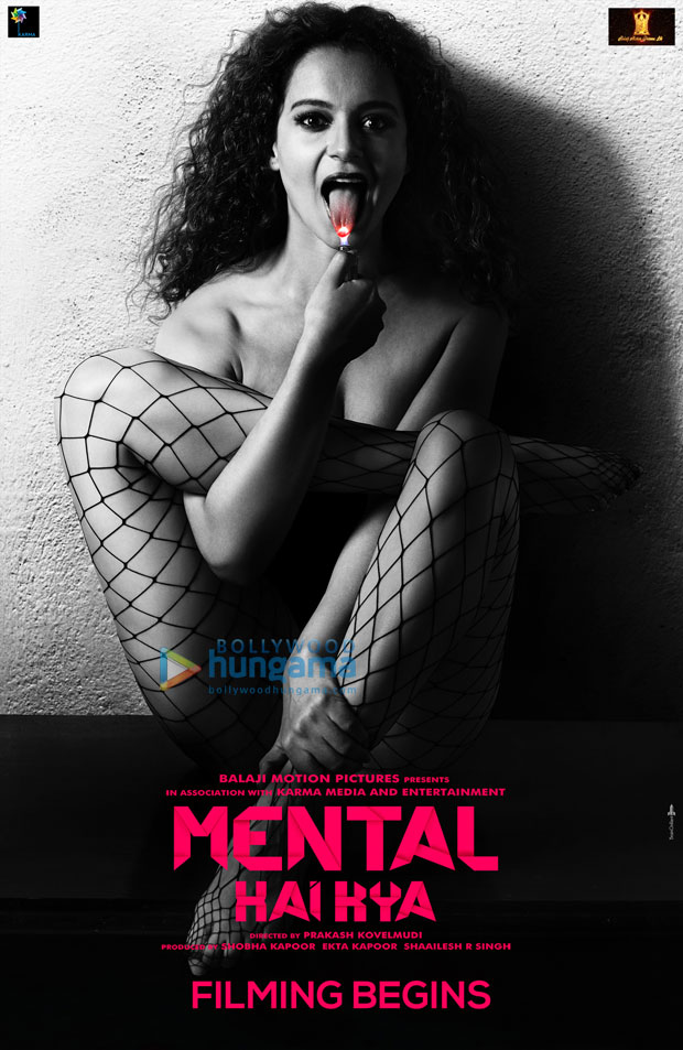 WHOA! Kangana Ranaut bares it all for this poster of Mental Hai Kya