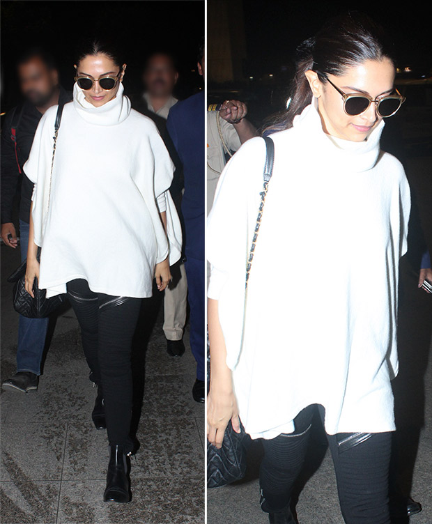 Weekly Airport Style: Deepika Padukone in monochrome casuals