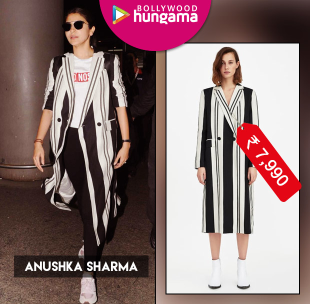 Weekly Celebrity Splurges: Anushka Sharma, Kangana Ranaut, Sonakshi Sinha, Karisma Kapoor, Vidya Balan, Malaika Arora flaunt their luxe fashion finds! Weekly Celebrity Splurges: Anushka Sharma in a Zara coat