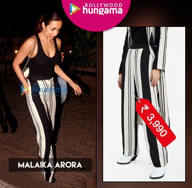 Weekly Celebrity Splurges: Anushka Sharma, Kangana Ranaut, Sonakshi Sinha, Karisma Kapoor, Vidya Balan, Malaika Arora flaunt their luxe fashion finds! Weekly Celebrity Splurges: Malaika Arora in Zara