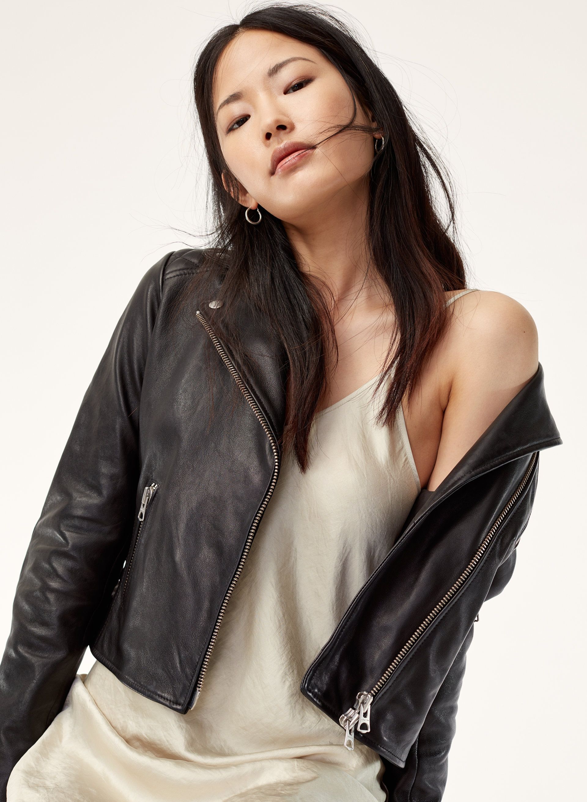 in the market for a new leather jacket? aritzia’s got you