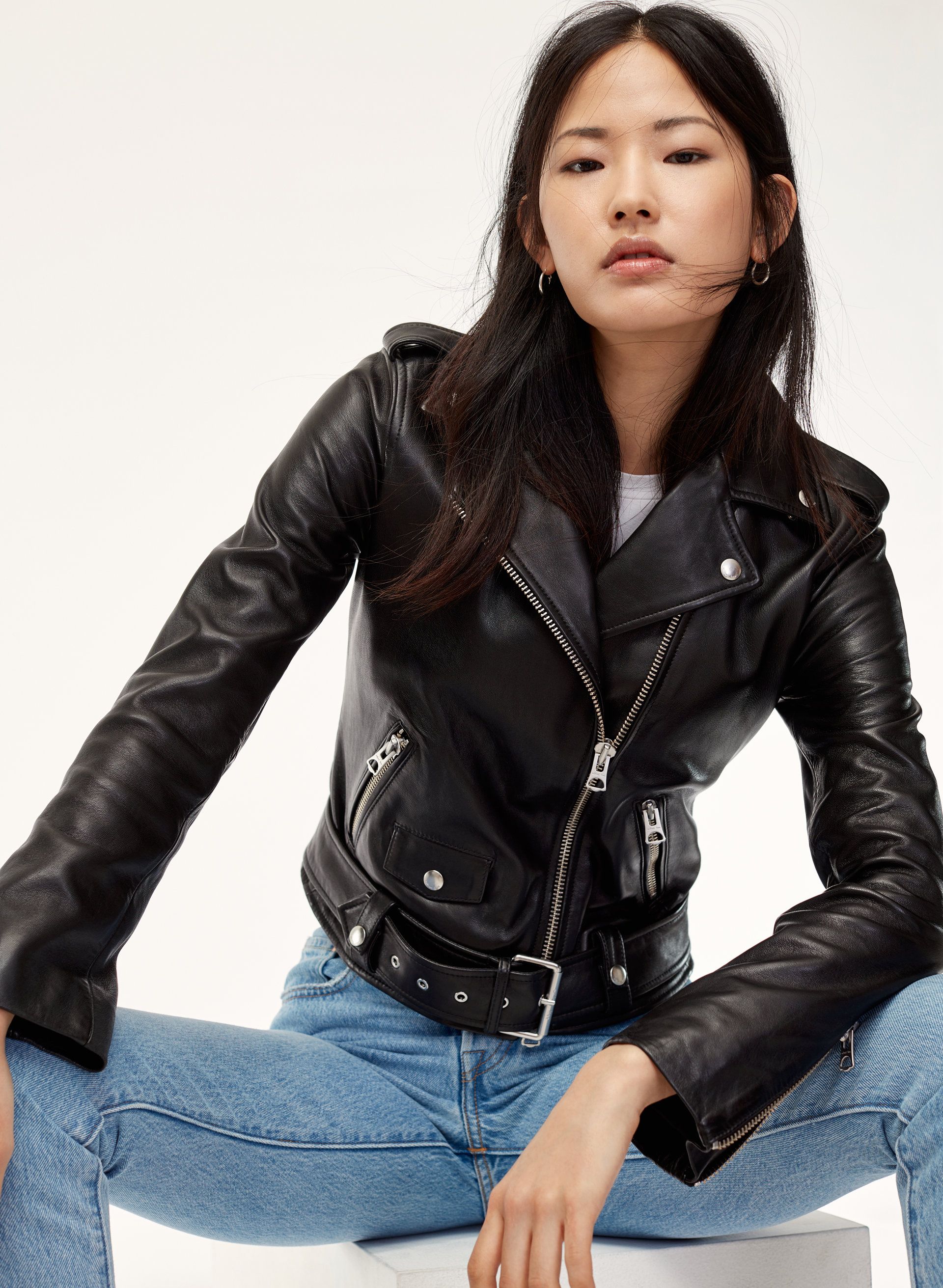 in the market for a new leather jacket? aritzia’s got you