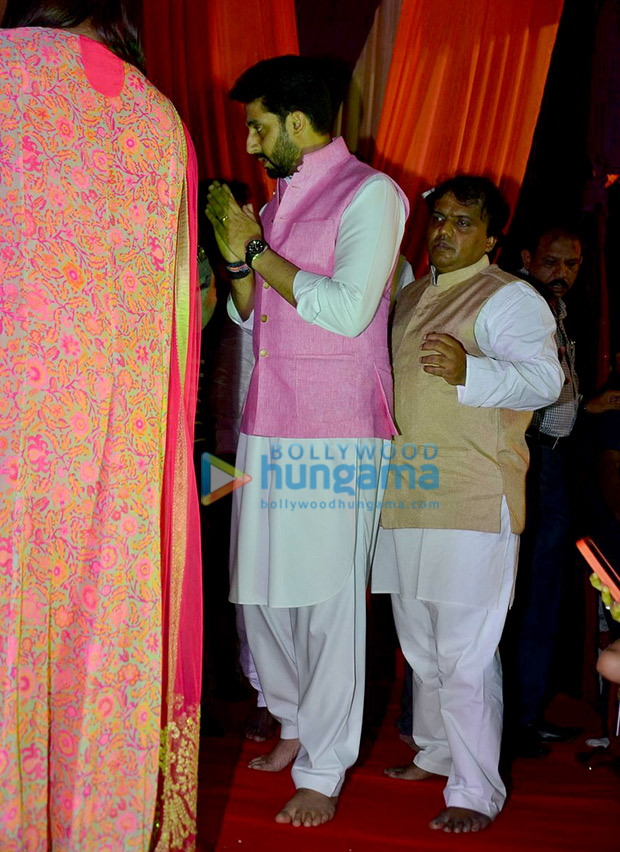 Abhishek Bachchan at Ganesh Chaturthi