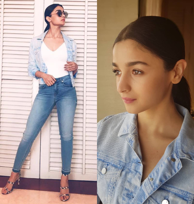 Alia Bhatt gives us those denim goals while promoting Raazi