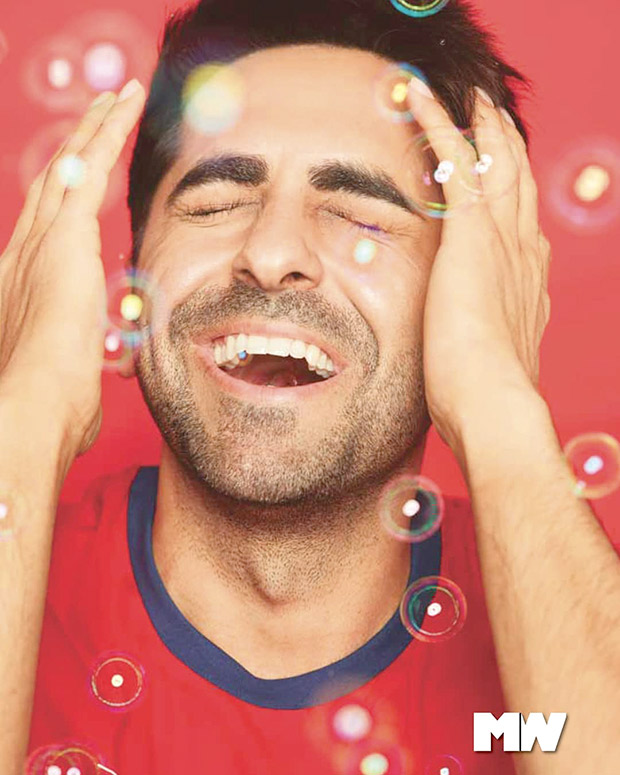 Ayushmann Khurrana soaks up bubbles