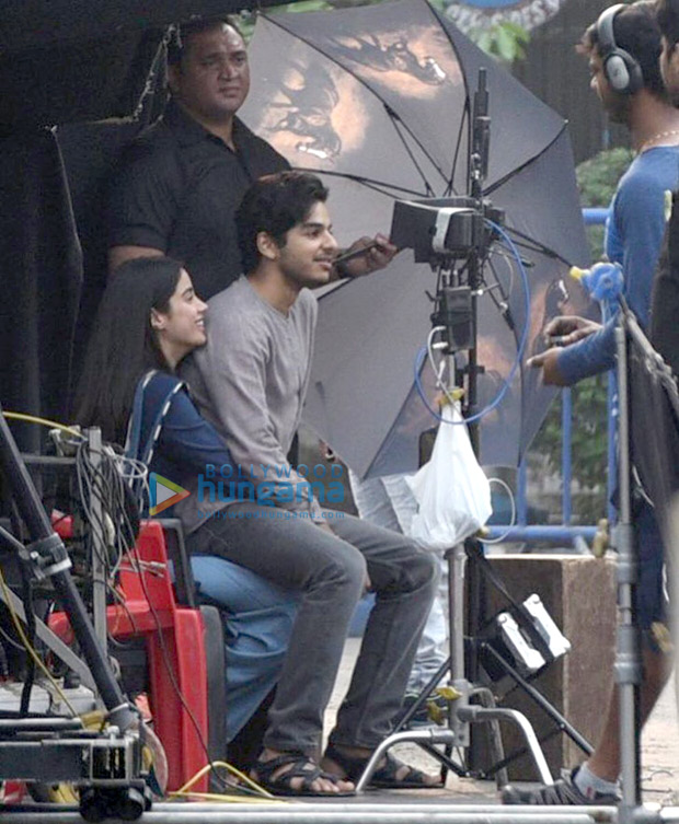 Janhvi Kapoor and Ishaan Khatter spark dating rumours after holding hands on the sets of Dhadak