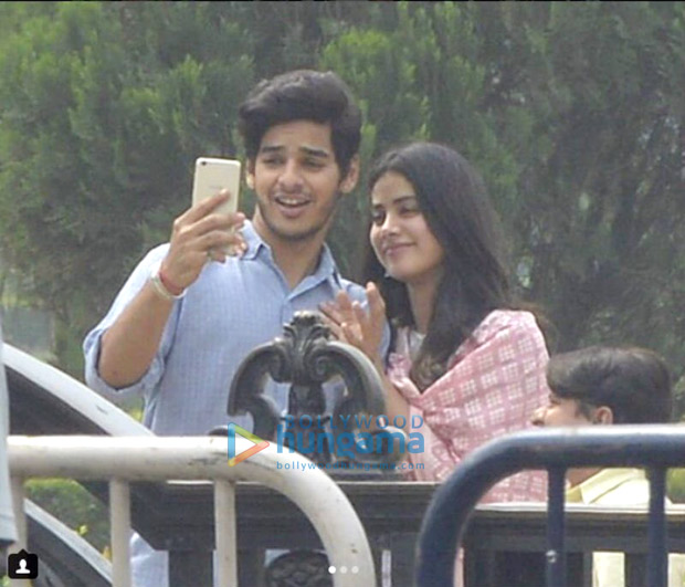 Janhvi Kapoor and Ishaan Khatter spark dating rumours after holding hands on the sets of Dhadak