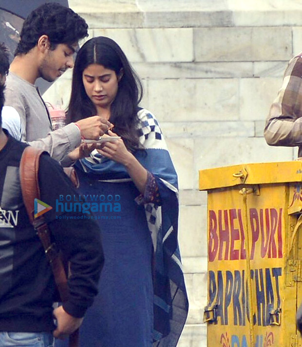 Janhvi Kapoor and Ishaan Khatter spark dating rumours after holding hands on the sets of Dhadak