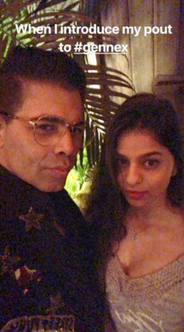 Karan Johar has started directing Suhana Khan already This picture is a sure giveaway!