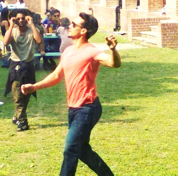 LEAKED VIDEO: Tiger Shroff shoots a song for Student of the Year 2; does an insane slip on the sets in Dehradun