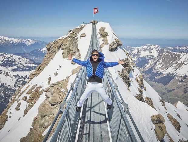 ranveer singh lives it up in switzerland