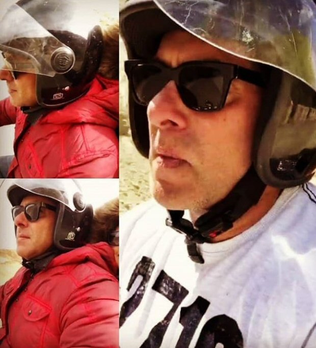 race 3 team salman khan, jacqueline fernandez and remo d’souza head to kargil on bikes in the valleys of kashmir