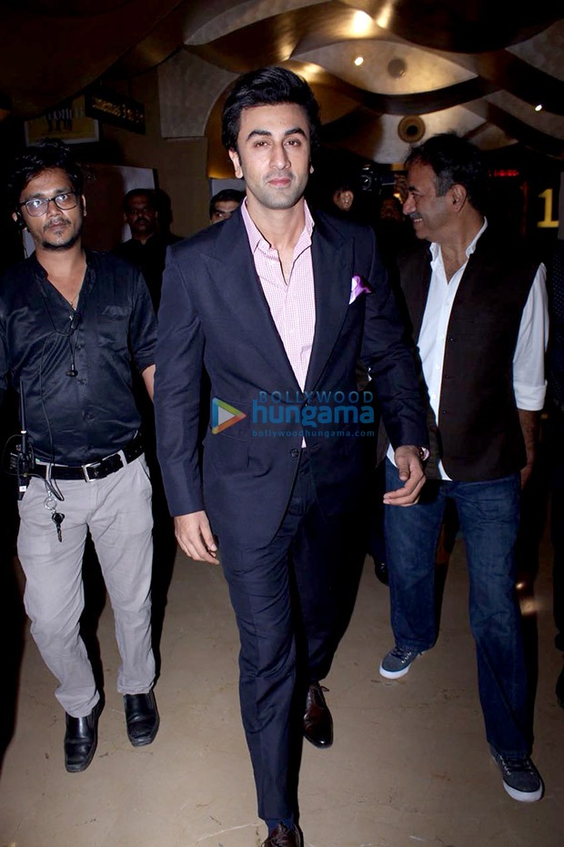 Ranbir Kapoor looks dapper in a suit at Sanju teaser launch