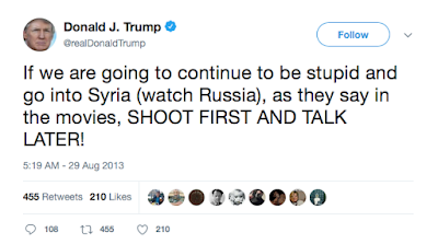 citizen trump on syria following the tweets