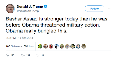 citizen trump on syria following the tweets