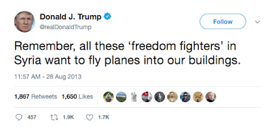 citizen trump on syria following the tweets