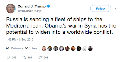 citizen trump on syria following the tweets