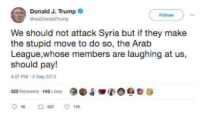 citizen trump on syria following the tweets