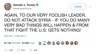 citizen trump on syria following the tweets