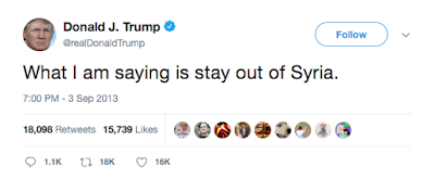 citizen trump on syria following the tweets