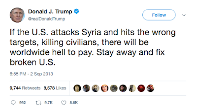 citizen trump on syria following the tweets