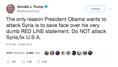 citizen trump on syria following the tweets