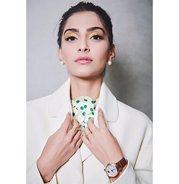 Sonam Kapoor flaunts a stunning beauty game for IWC Schaffhausen