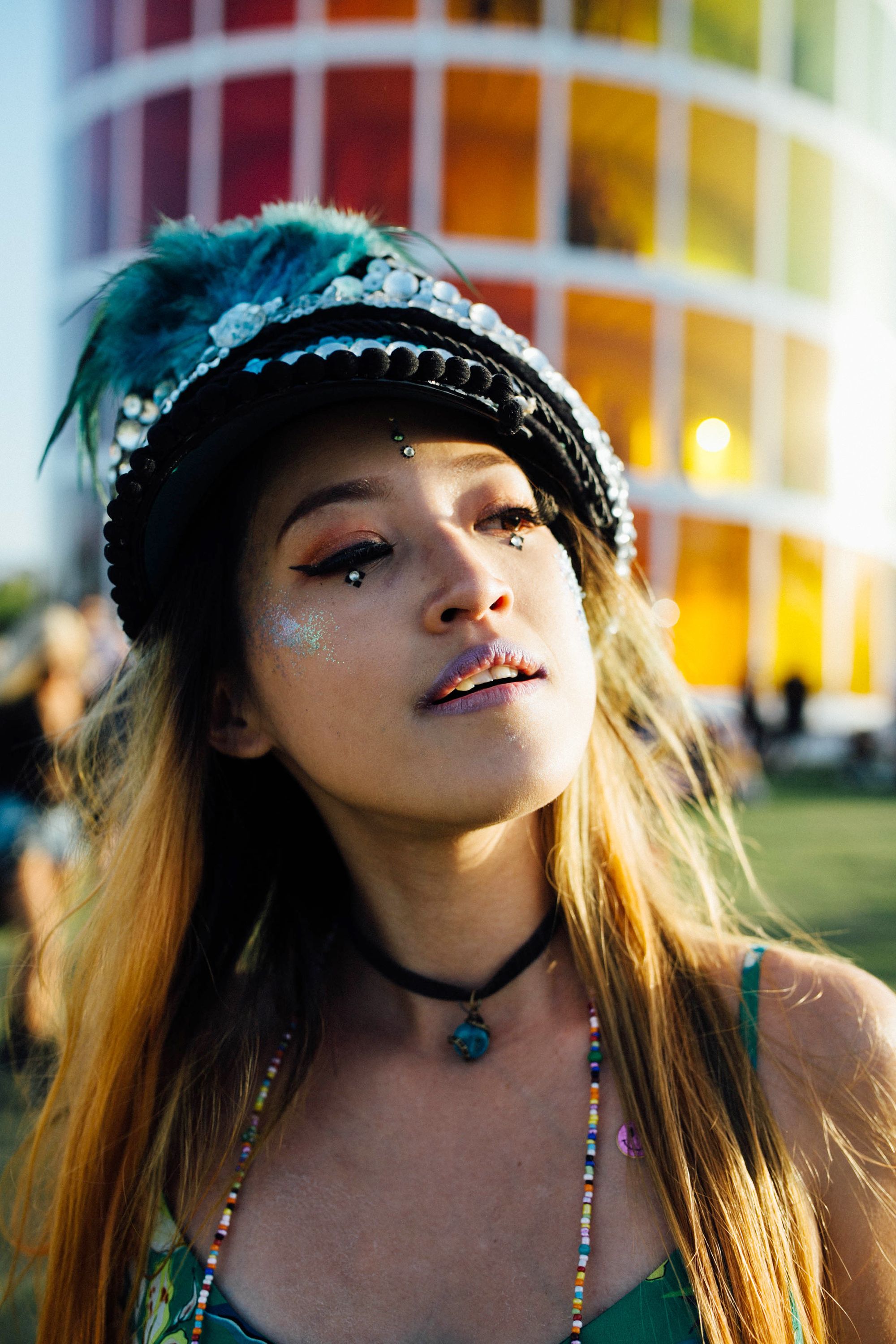 glitter was everywhere at coachella