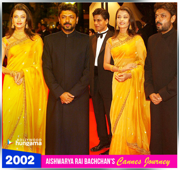Aishwarya Rai Bachchan Cannes journey 2002