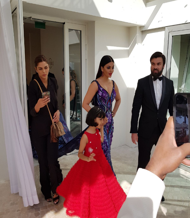 Aishwarya with Aaradhya at Cannes 2018