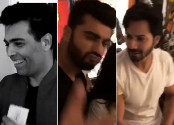 WATCH: Arjun Kapoor, Jacqueline Fernandez, Varun Dhawan, Karan Johar gear up for sangeet ceremony of Sonam Kapoor- Anand Ahuja