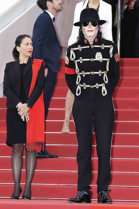 “michael jackson” surprise appearance at cannes