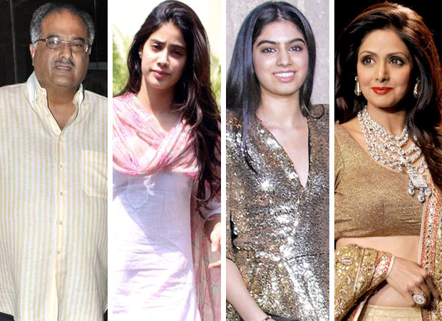 Boney Kapoor to fly to Delhi today with daughters Janhvi and Khushi for Sridevi’s National awards