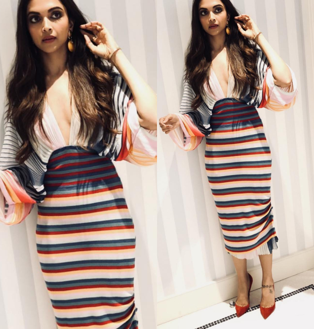 Deepika Padukone makes it a striped affair to remember