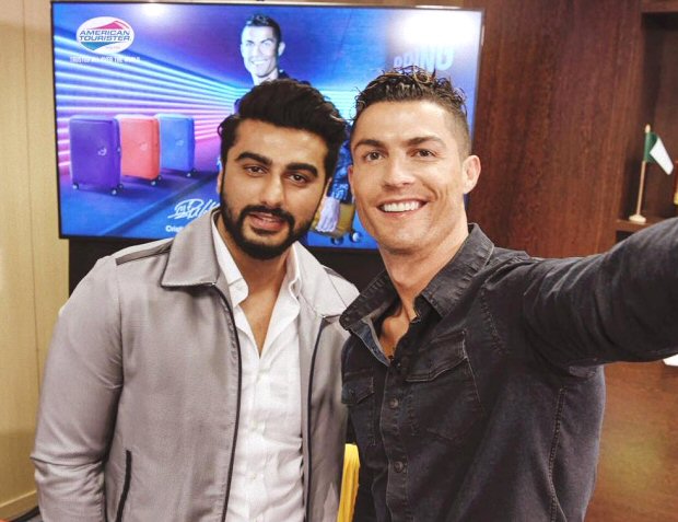 FAN BOY MOMENT! Arjun Kapoor is super thrilled to meet Cristiano Ronaldo and here is his message