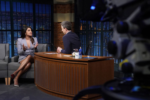 Late Night With Seth Meyers: Priyanka Chopra reveals what it's like to work with his mother Madhu Chopra as a co-producer