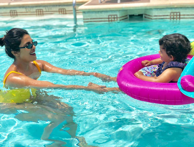 Priyanka Chopra playing with her niece in the pool is the CUTEST thing you will see on the internet today