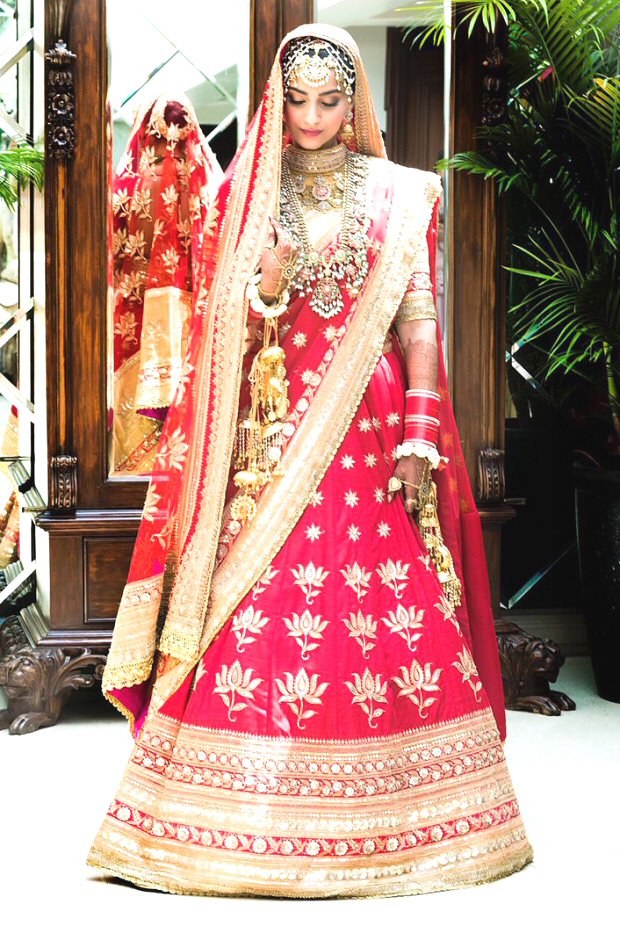 Sonam Kapoor wedding look
