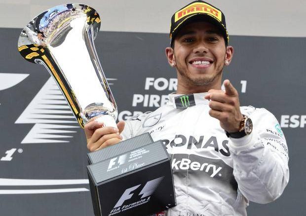 lewis hamilton dominates spanish grand prix in mercedes one-two