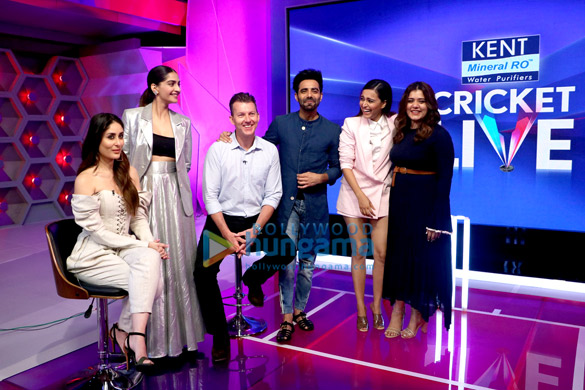 veere di wedding: kareena kapoor, sonam kapoor, swara bhaskar and others teach brett lee to dance on kent cricket live