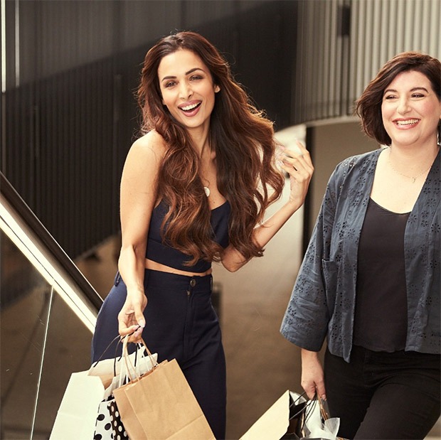 Vacation Goals! Malaika Arora is out shopping and doing yoga on the beach in Los Angeles!