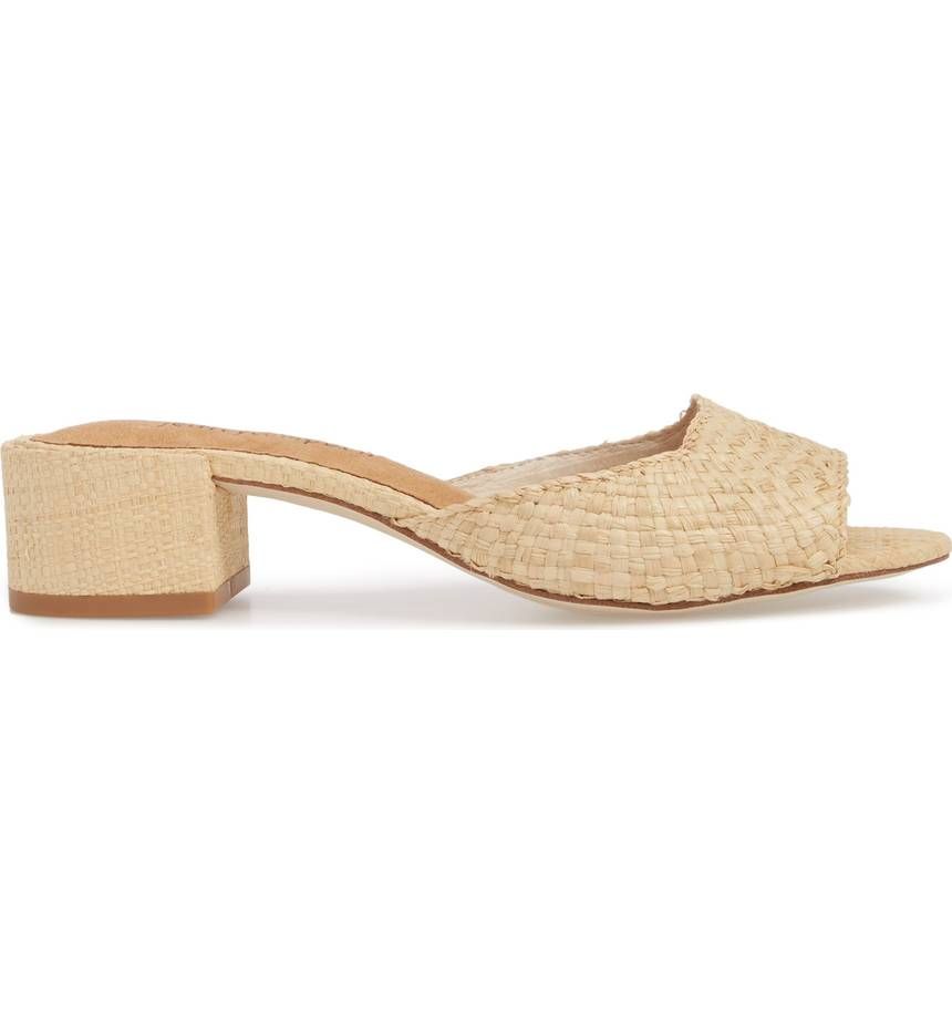 move over, basket bags: raffia shoes are taking over