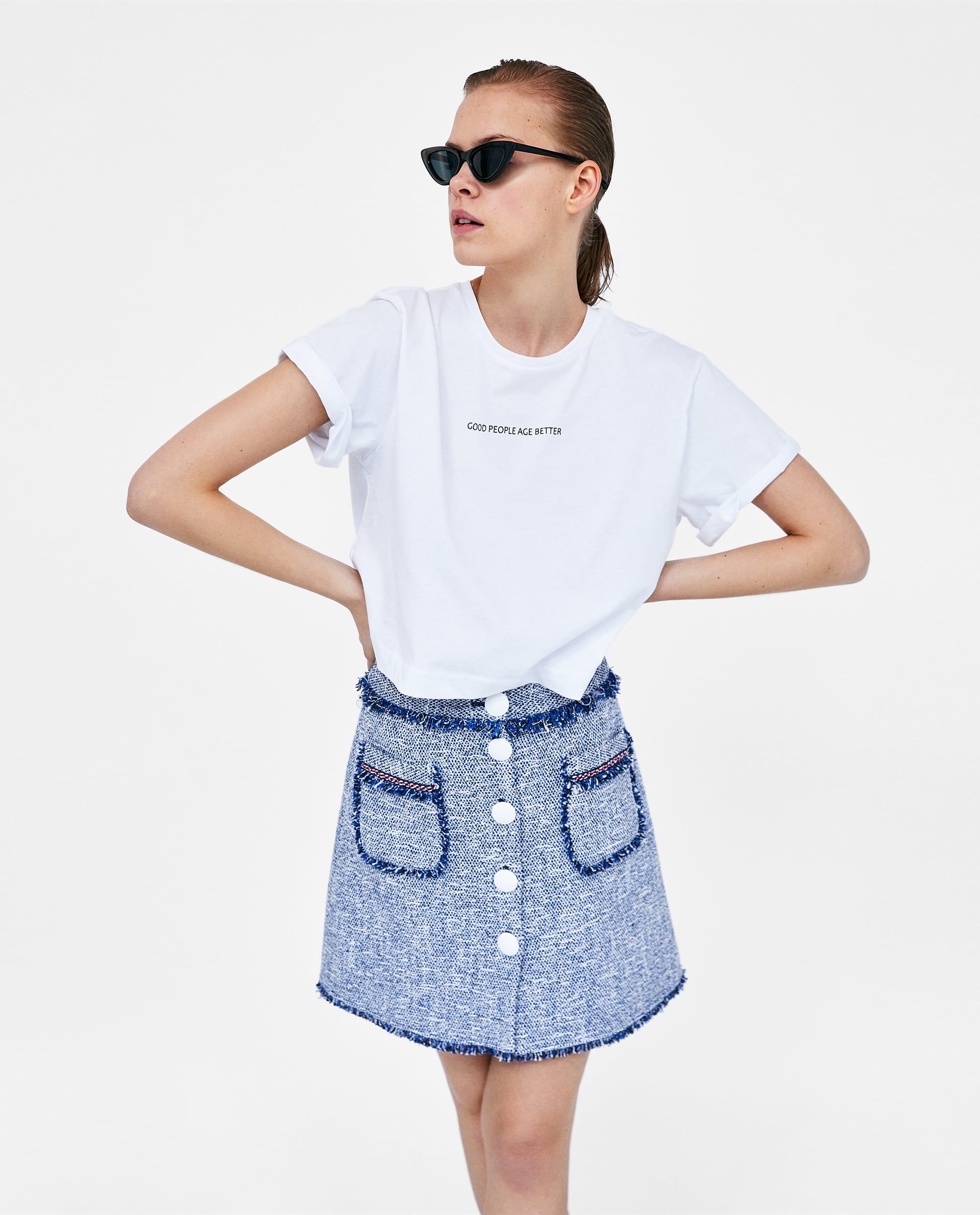 bare a little leg with these miniskirts for spring