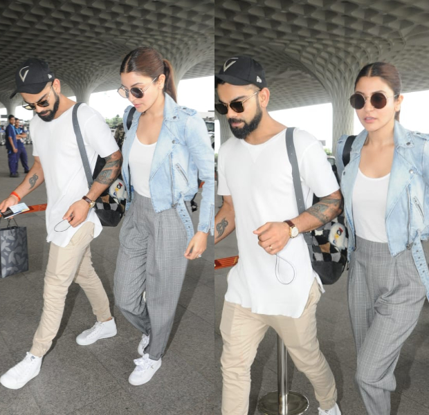 Airport Style - Anushka Sharma and Virat Kohli (1)