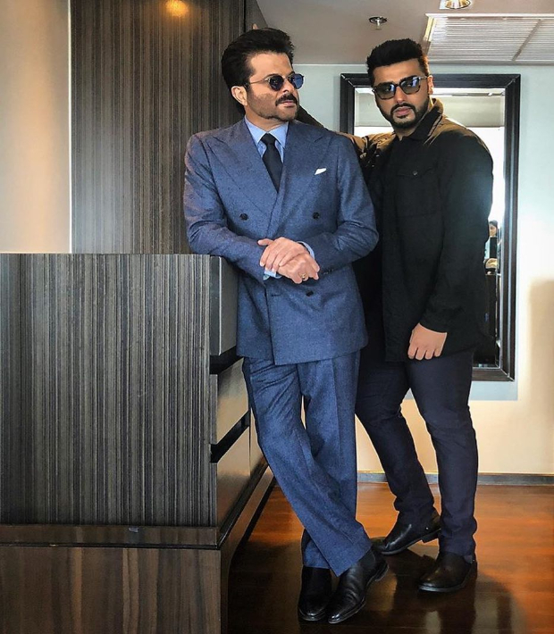 Anil Kapoor and Arjun Kapoor at IIFA Press Con 2018