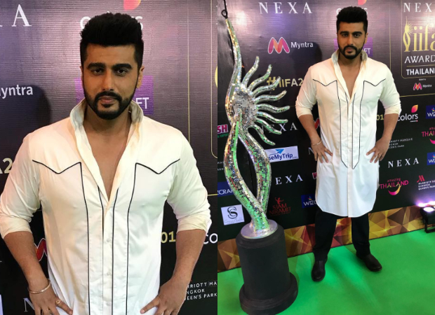 Arjun Kapoor goes for the monochrome vibe for IIFA Rocks 2018