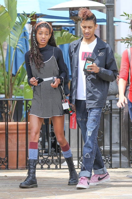 willow smith has a boyfriend to whip her hair at