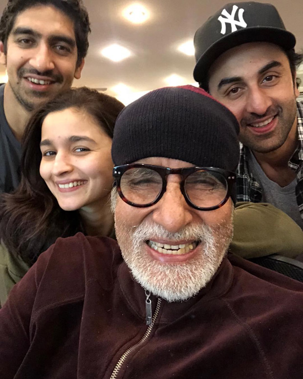 Check out Amitabh Bachchan shares fun pics with Ranbir Kapoor and Alia Bhatt from Bramhastra prep