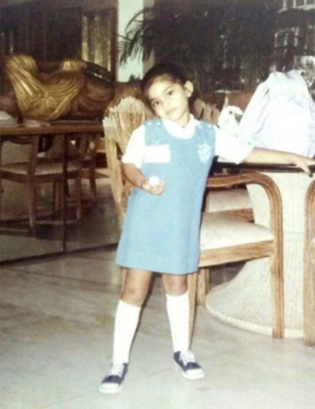 happy birthday sonam kapoor: 10 unseen childhood pics of the veere di wedding star highlighting her stunning transformation