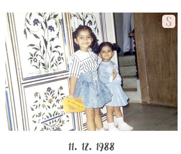 happy birthday sonam kapoor: 10 unseen childhood pics of the veere di wedding star highlighting her stunning transformation